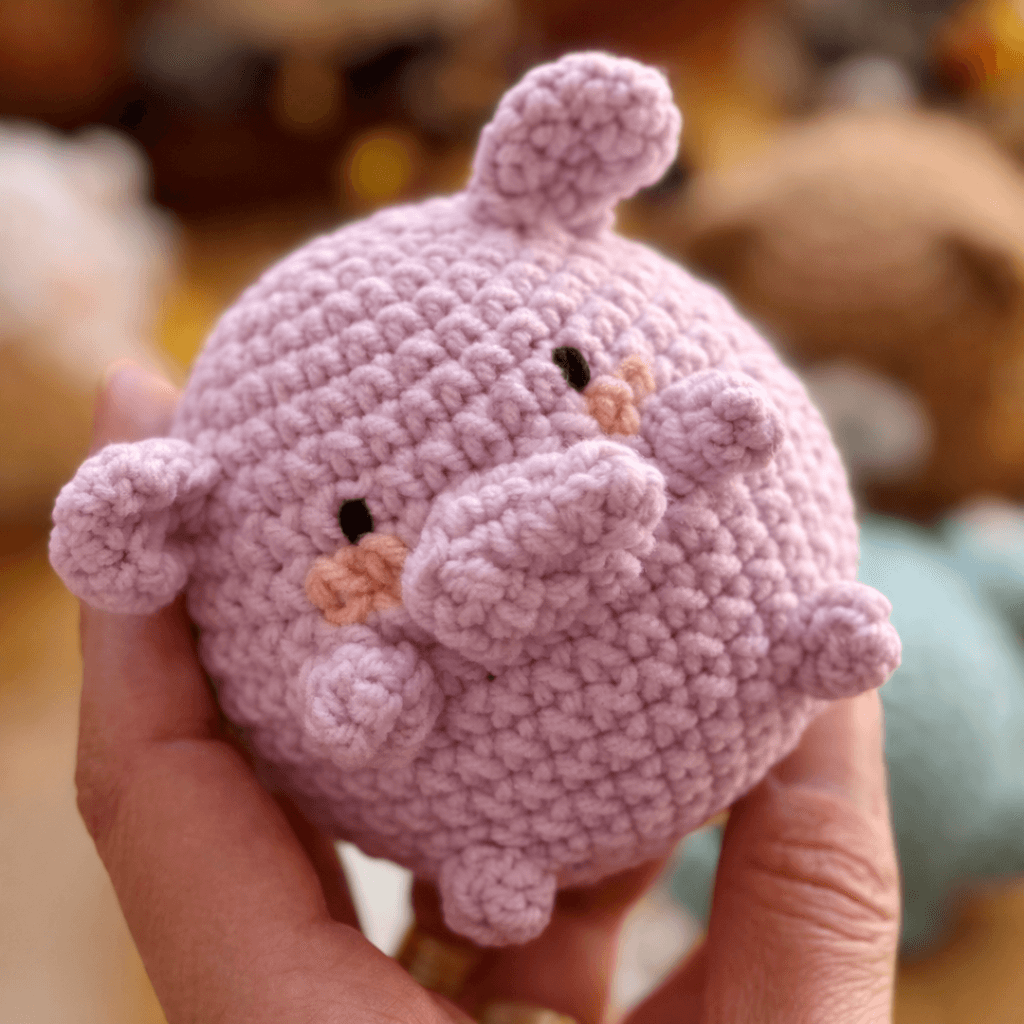 Chubby amigurumi animal