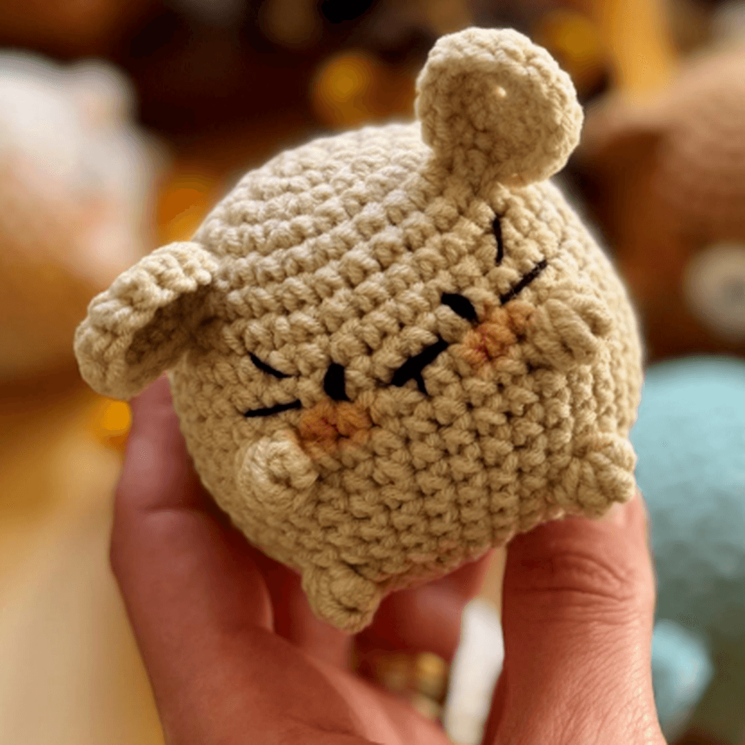 Chubby amigurumi animal