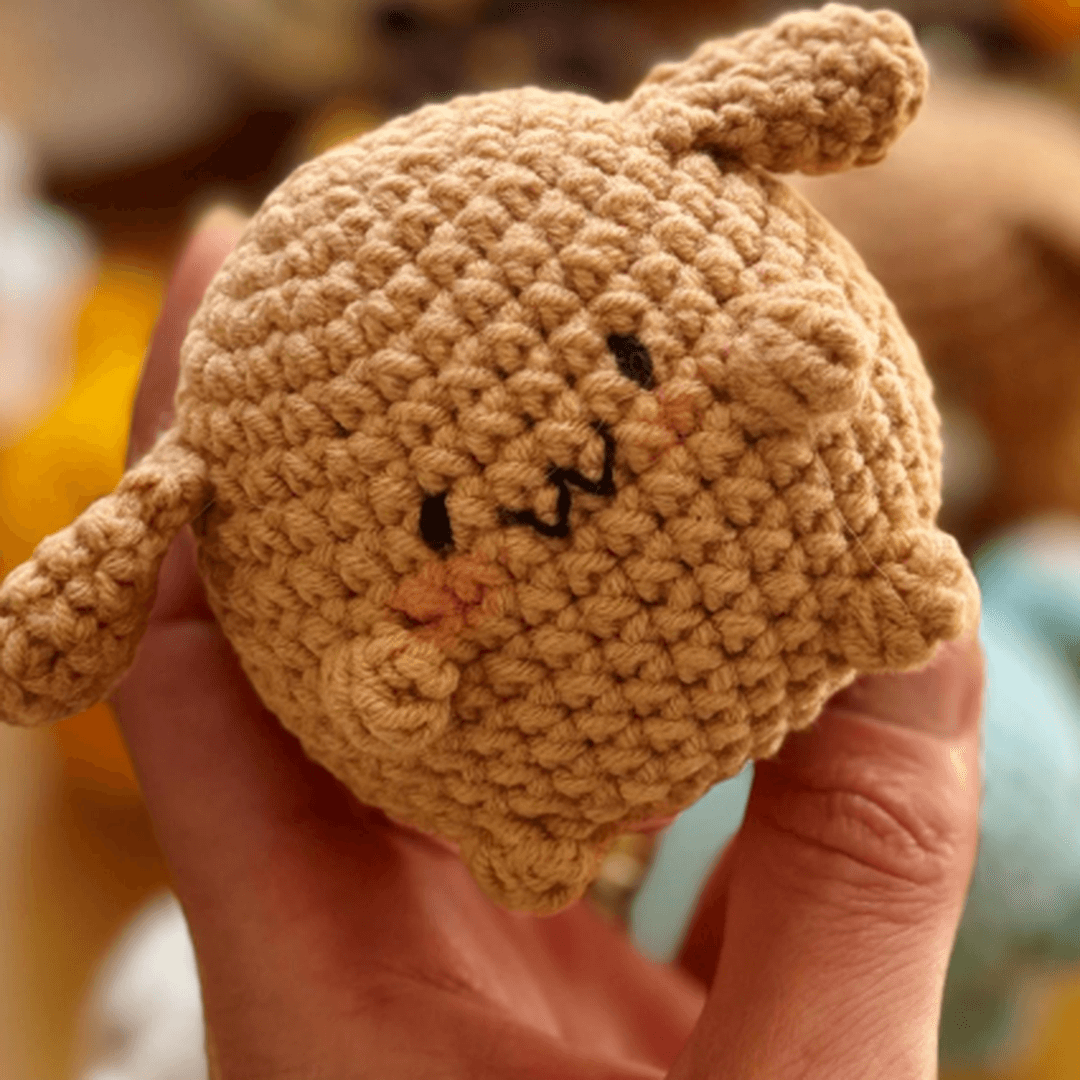 Chubby amigurumi animal